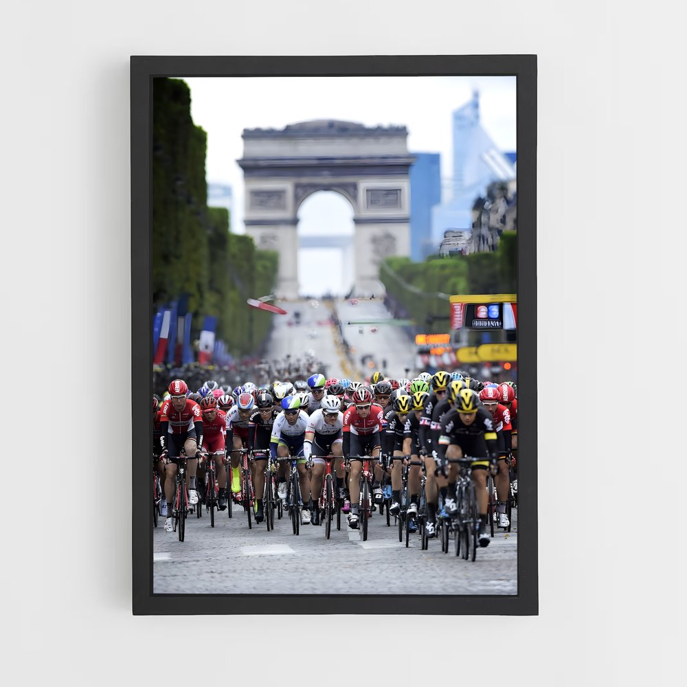 Poster Pédalée Épique – affiche Cyclisme (vue 2)
